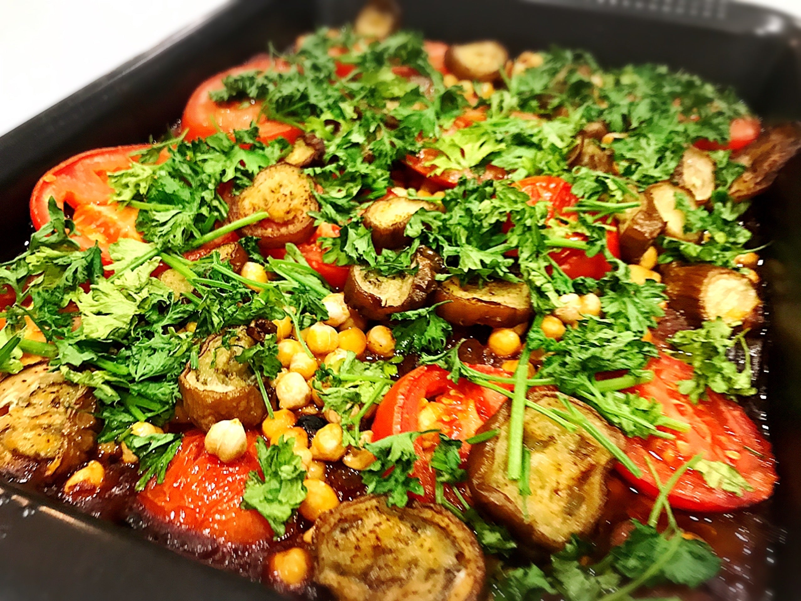 Vegetarian Moussaka with THAHINI and Olive Oil!
