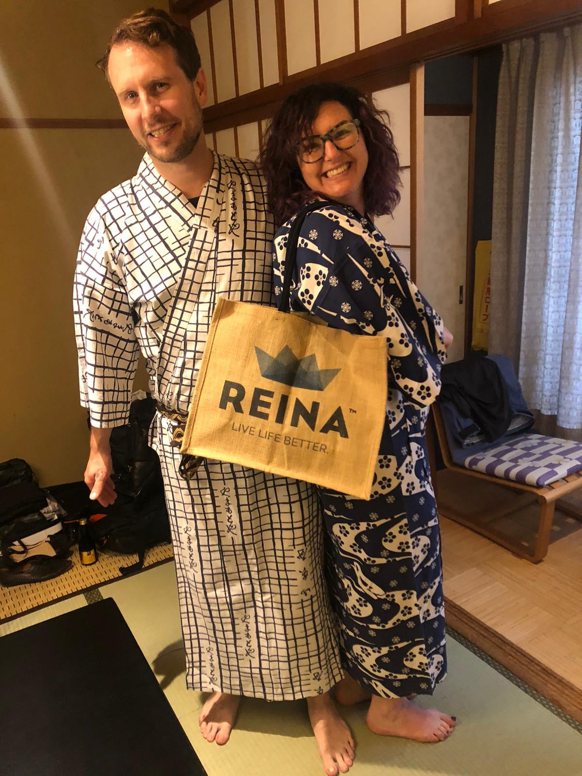 REINA LOGO JUTE BAGS!